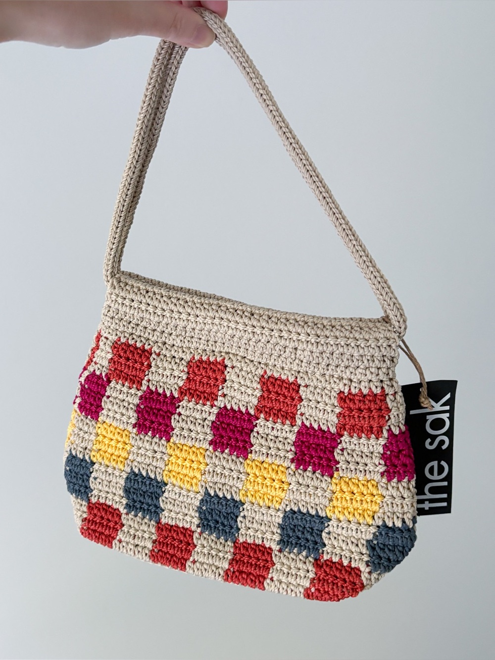 The Sak Ava crochet mini hobo
